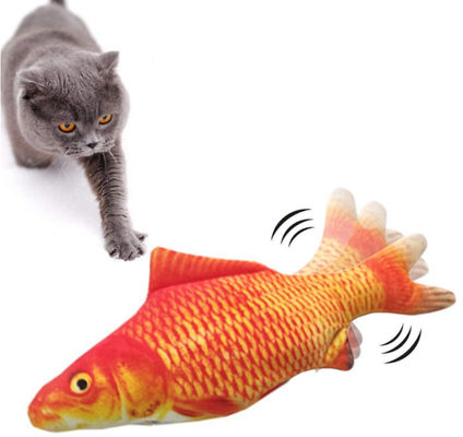Electric Simulation Moving Fish Cat Toy With Catnip